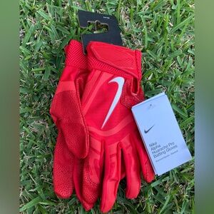 Nike Alpha Huarache Pro Batting Gloves Men’s Size Small Leather